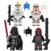 Star Wars Coruscant Guard Clone Troopers Minifigure Set of 16pcs with Weapons and Accessories - Image 3