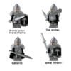 Lord of the Rings Dol Amroth Soldiers of Numenor Minifigures Set with Weapons Accessories 8Pcs - Image 2